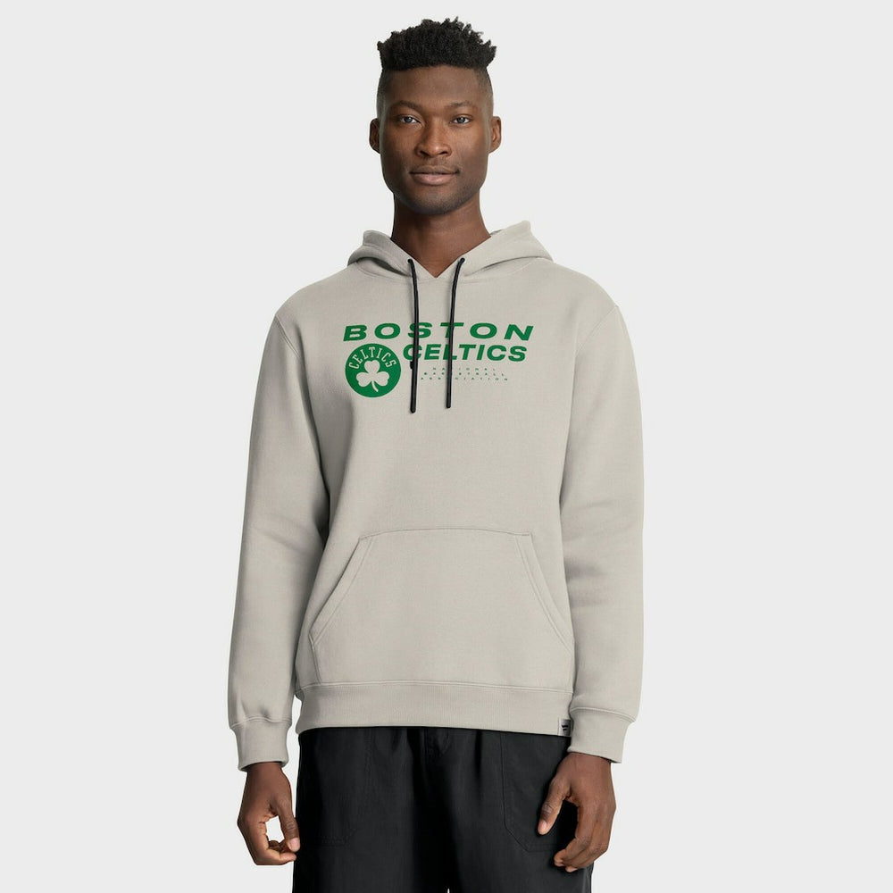 Fanatics Boston Celtics Crossover Collection Blocked Shot Premium Pullover Hoodie Off White