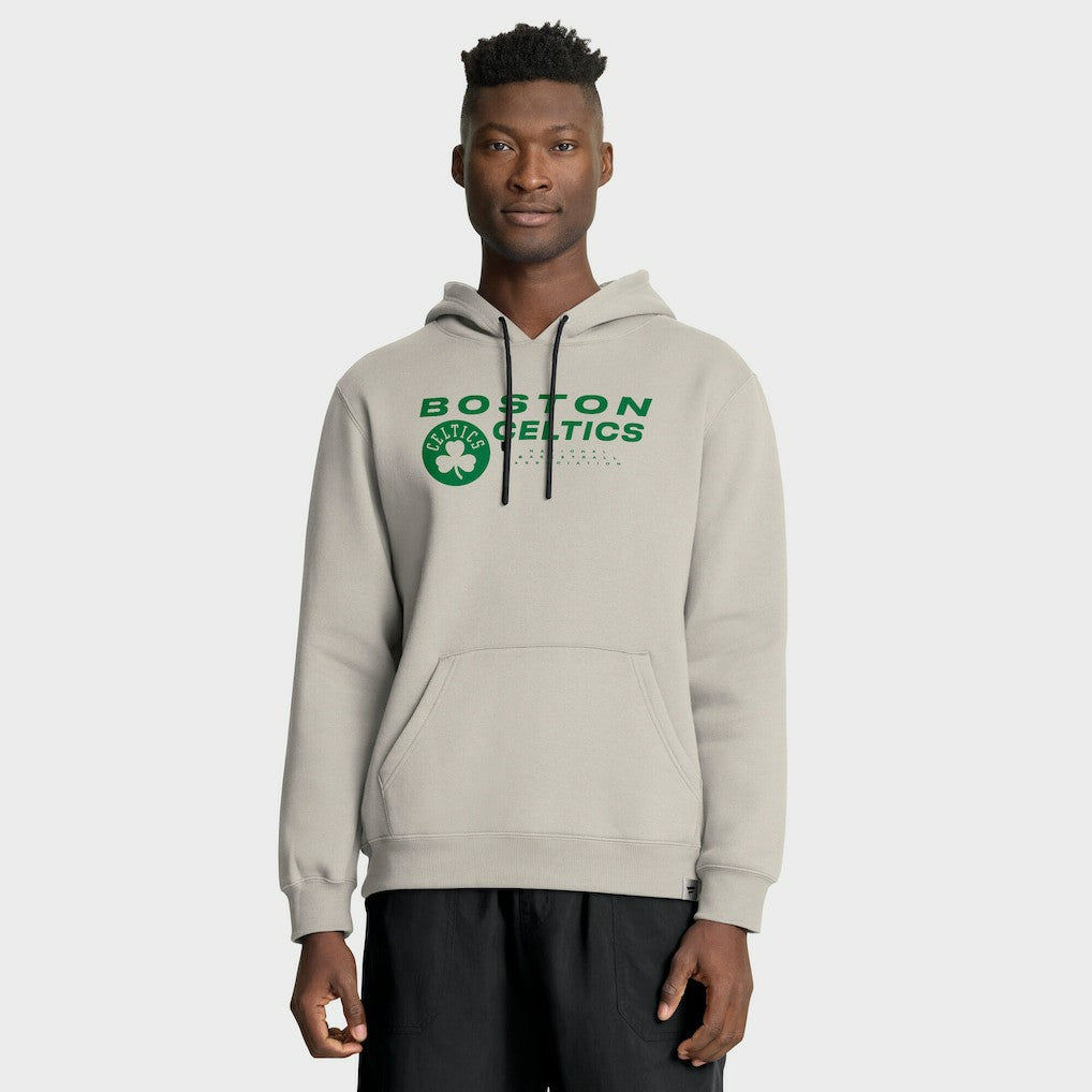 Fanatics Boston Celtics Crossover Collection Blocked Shot Premium Pullover Hoodie Off White