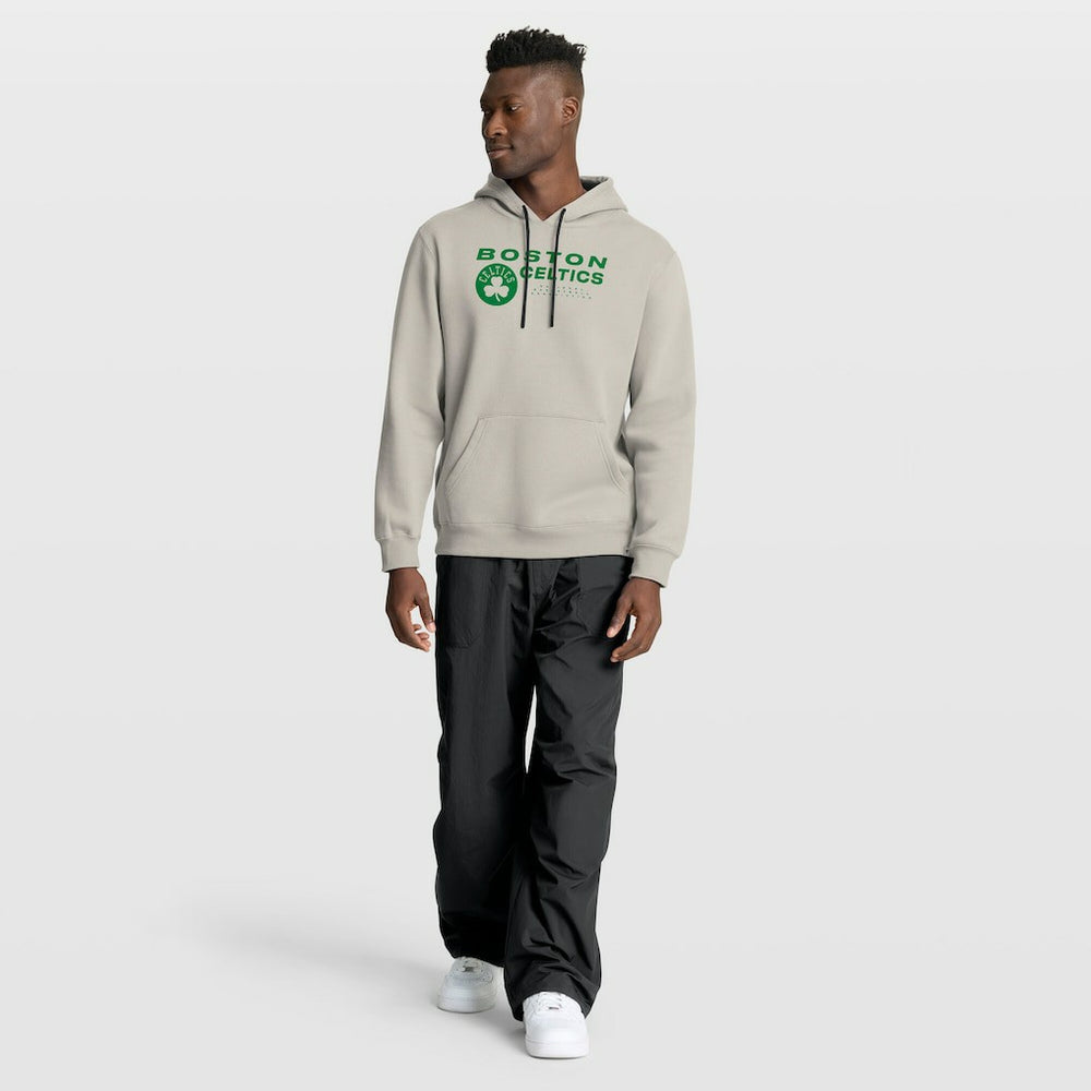 Fanatics Boston Celtics Crossover Collection Blocked Shot Premium Pullover Hoodie Off White
