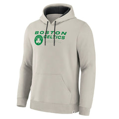 Fanatics Boston Celtics Crossover Collection Blocked Shot Premium Pullover Hoodie Off White
