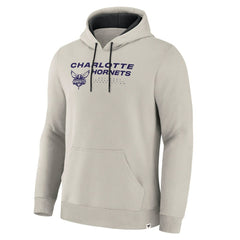 Fanatics Charlotte Hornets Crossover Collection Blocked Shot Premium Pullover Hoodie Off White