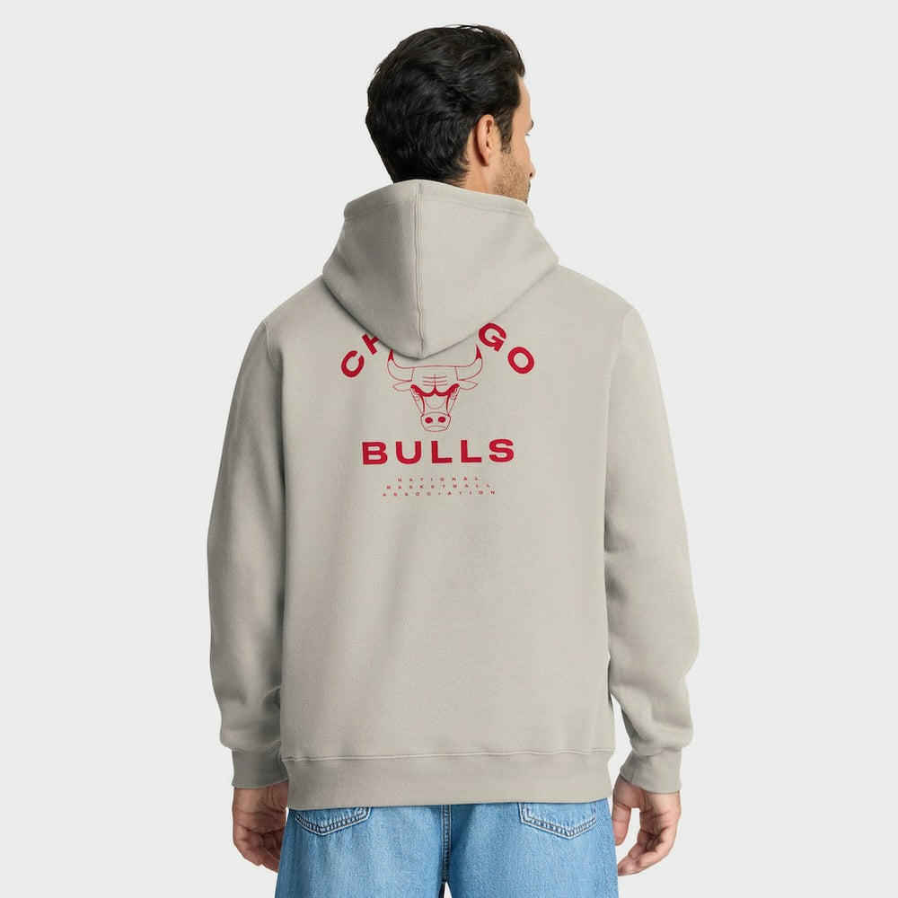 Fanatics Chicago Bulls Crossover Collection Blocked Shot Premium Pullover Hoodie Off White