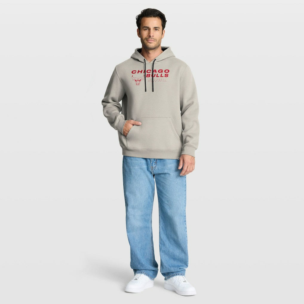 Fanatics Chicago Bulls Crossover Collection Blocked Shot Premium Pullover Hoodie Off White