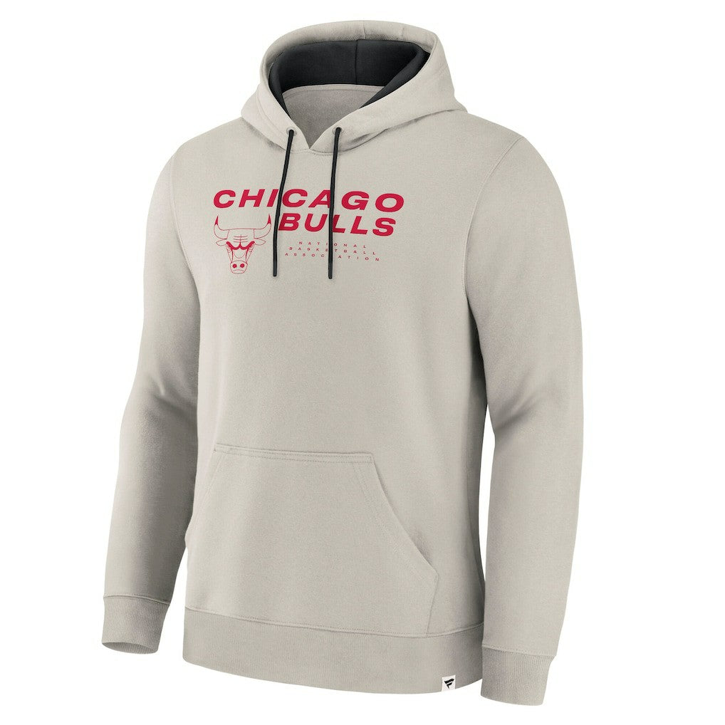 Fanatics Chicago Bulls Crossover Collection Blocked Shot Premium Pullover Hoodie Off White