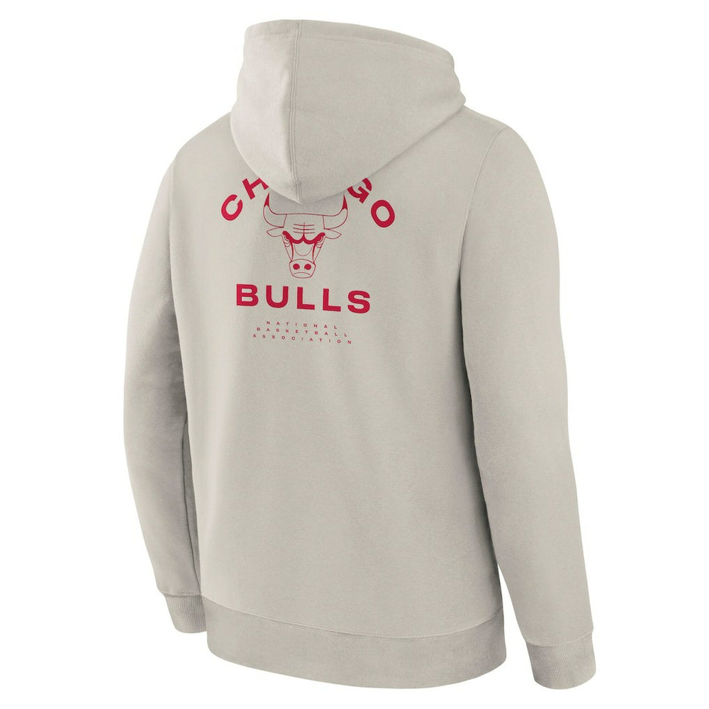 Fanatics Chicago Bulls Crossover Collection Blocked Shot Premium Pullover Hoodie Off White