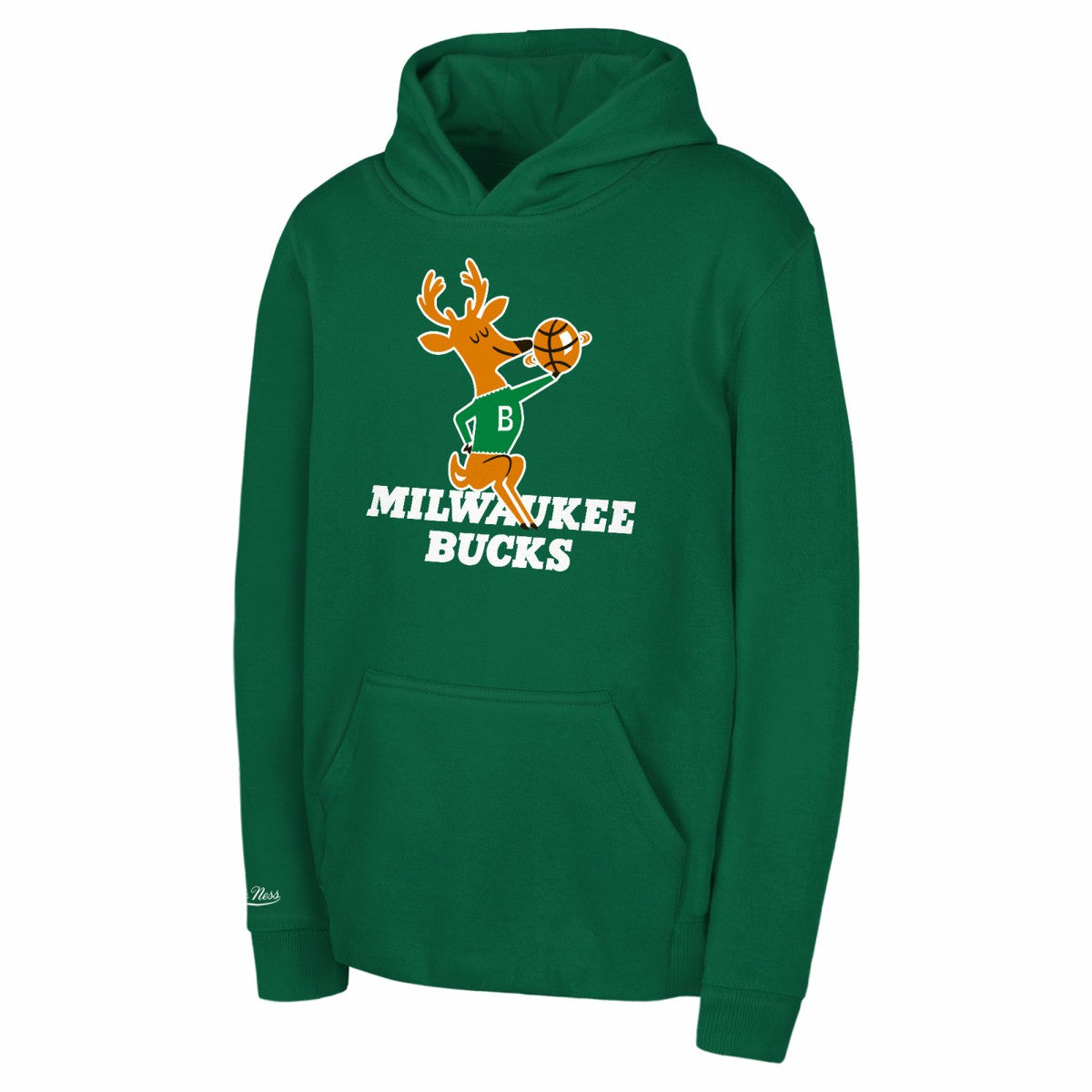 Mitchell & Ness Milwaukee Bucks Preschool Retro Logo Pullover Hoodie Green