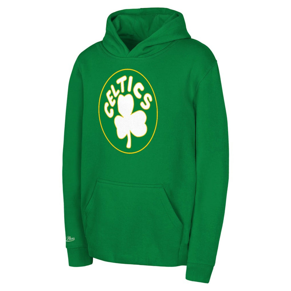 Mitchell & Ness Boston Celtics Preschool Retro Logo Pullover Hoodie Kelly Green