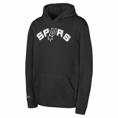 Mitchell & Ness San Antonio Spurs Preschool Retro Logo Pullover Hoodie Black