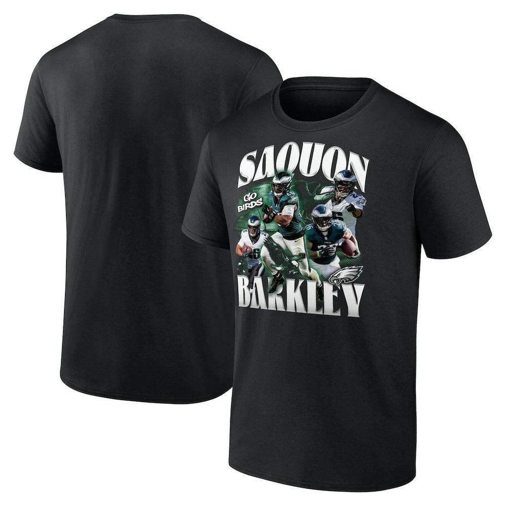 Saquon Barkley Philadelphia Eagles Notorious T-Shirt - Black - NFL