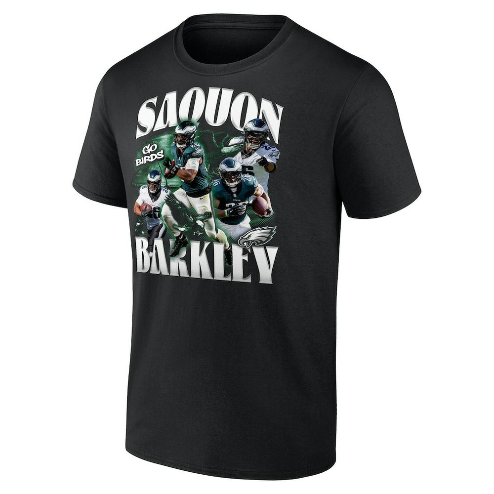 Saquon Barkley Philadelphia Eagles Notorious T-Shirt - Black - NFL