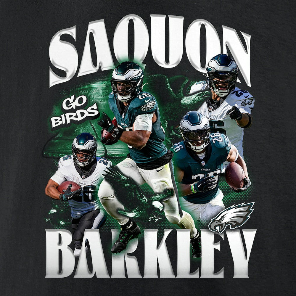 Saquon Barkley Philadelphia Eagles Notorious T-Shirt - Black - NFL