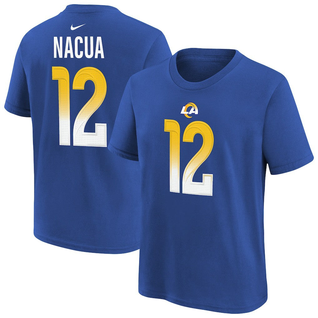 Puka Nacua Los Angeles Rams Youth Player Name & Number T-Shirt - Royal - Nike