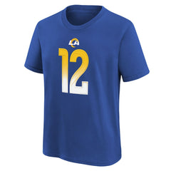 Puka Nacua Los Angeles Rams Youth Player Name & Number T-Shirt - Royal - Nike