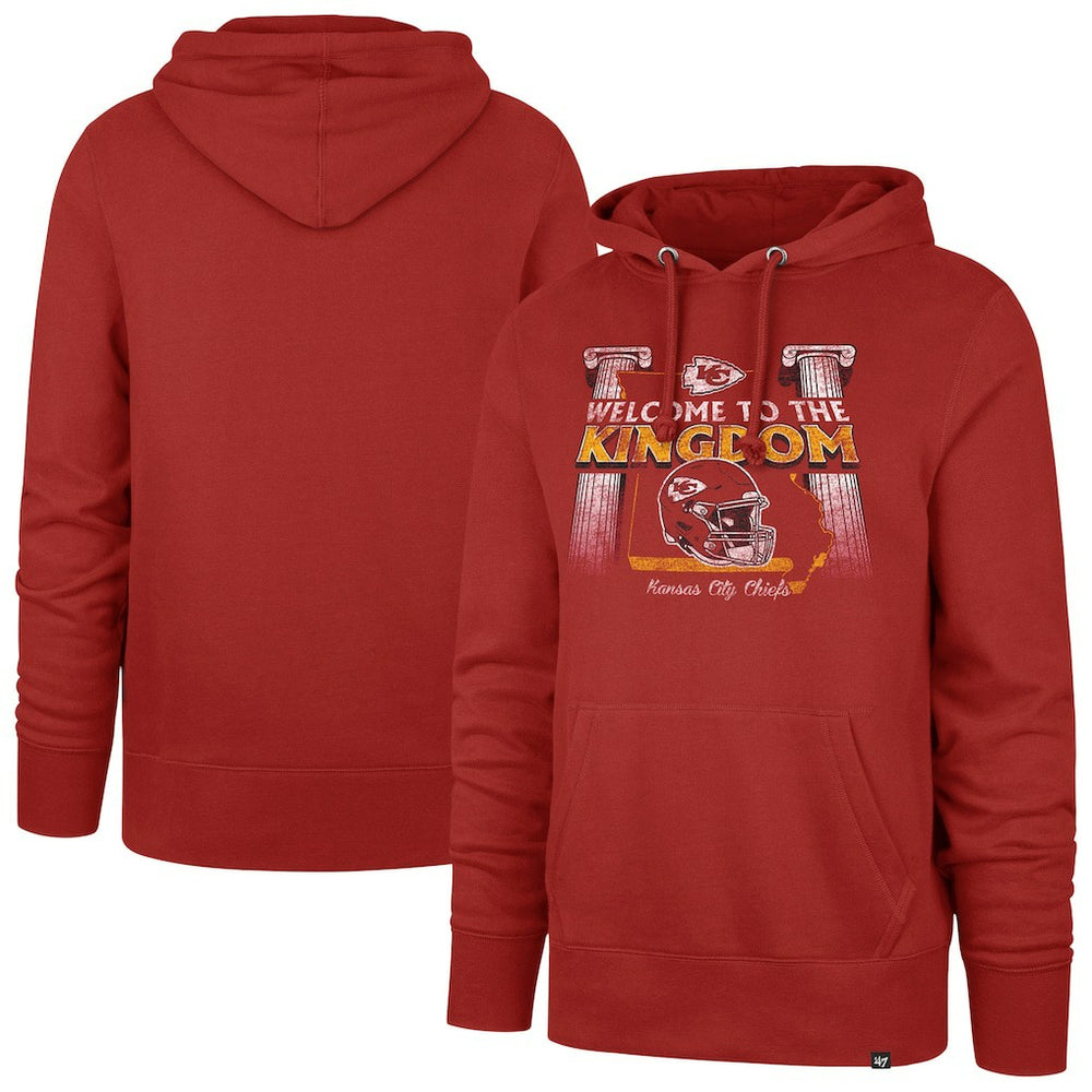 Kansas City Chiefs '47 Regional Headline Pullover Hoodie - Red - 47 brand