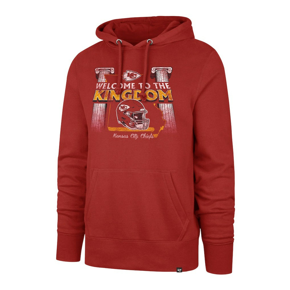 Kansas City Chiefs '47 Regional Headline Pullover Hoodie - Red - 47 brand