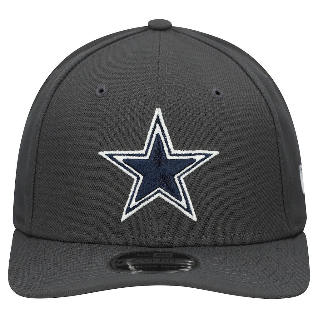 Dallas Cowboys New Era Main 9SEVENTY Adjustable Hat - Graphite - NFL
