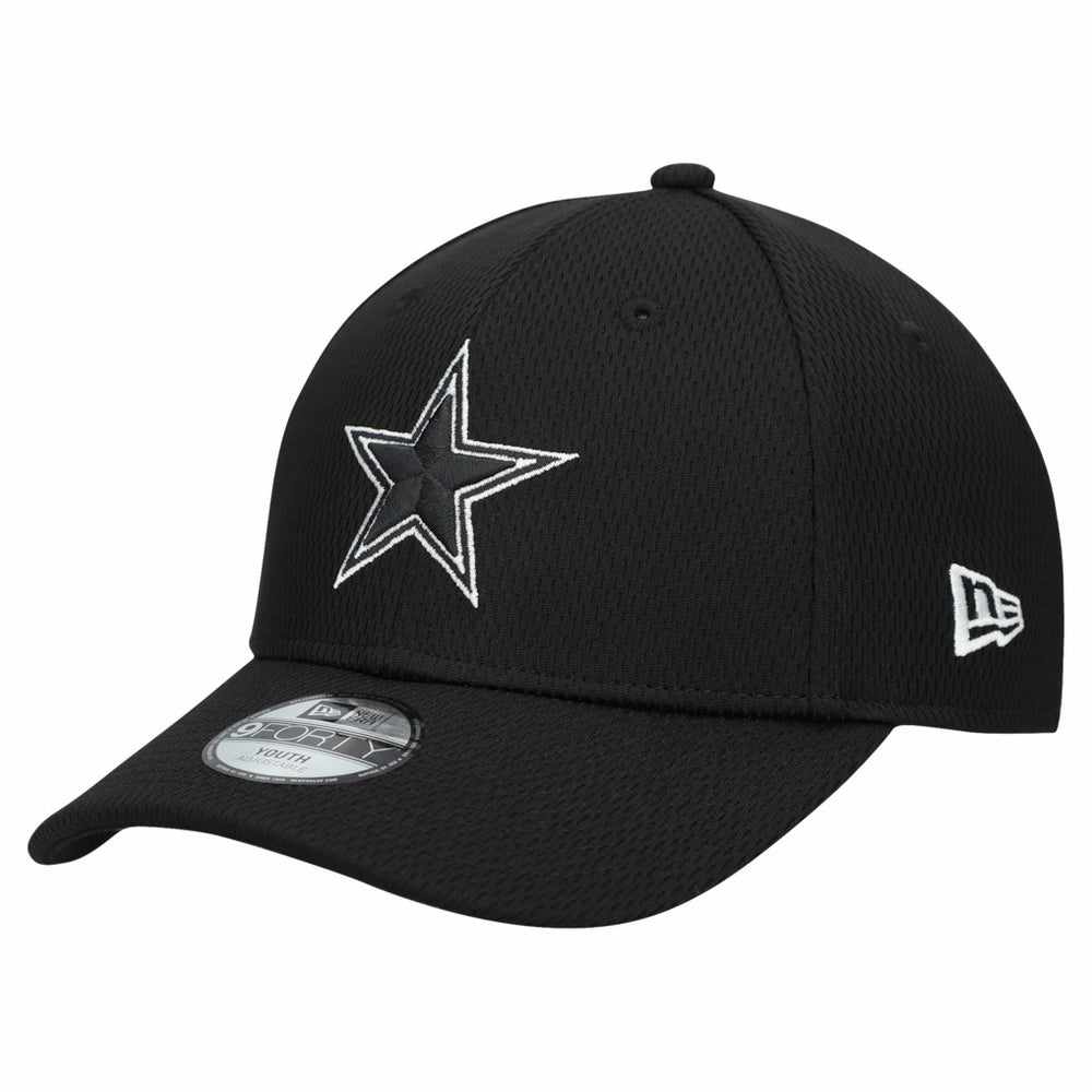 Dallas Cowboys New Era Youth B-Dub 9FORTY Adjustable Hat - Black - NFL