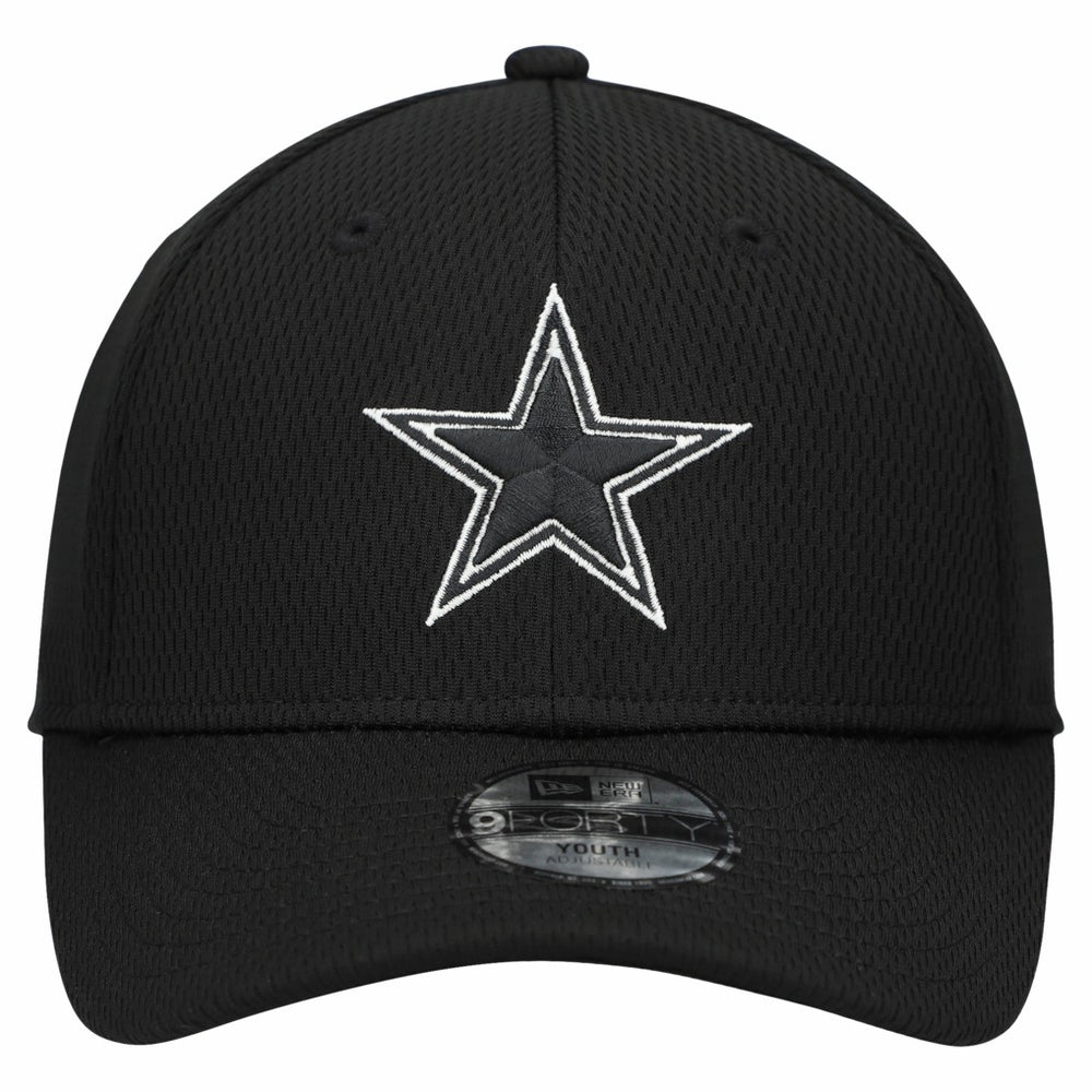 Dallas Cowboys New Era Youth B-Dub 9FORTY Adjustable Hat - Black - NFL