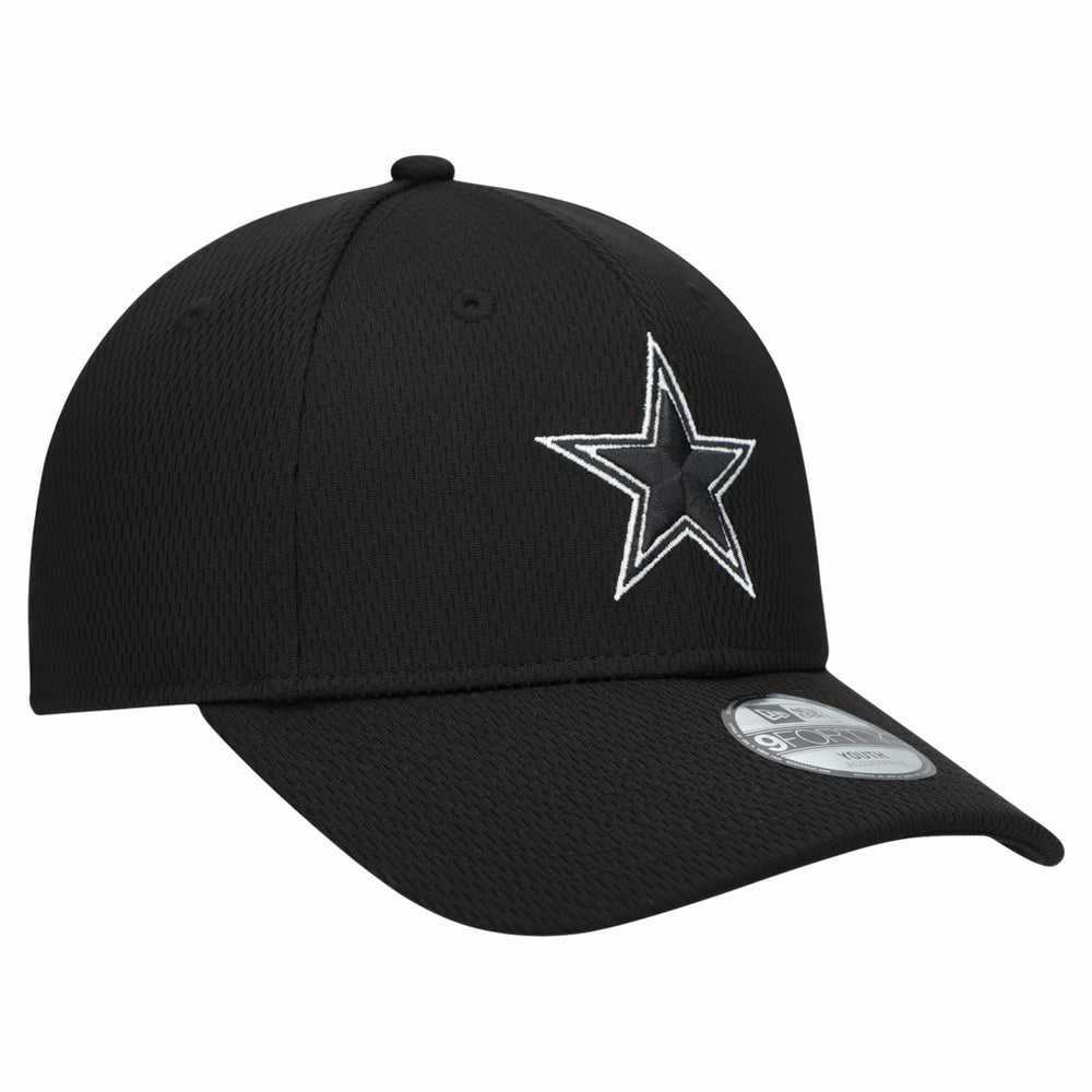 Dallas Cowboys New Era Youth B-Dub 9FORTY Adjustable Hat - Black - NFL