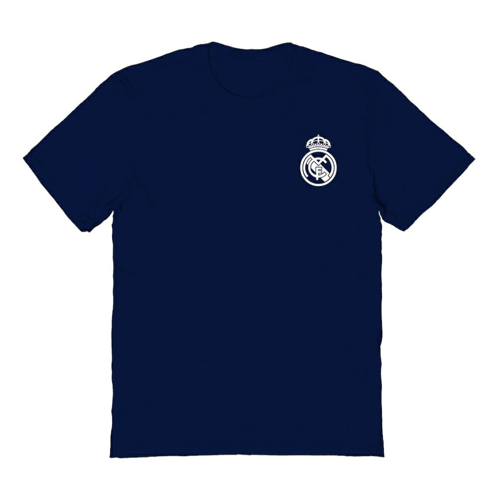 Real Madrid Vive La Fete Women's Impressions Artwork T-Shirt Navy