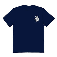 Real Madrid Vive La Fete Women's Impressions Artwork T-Shirt Navy