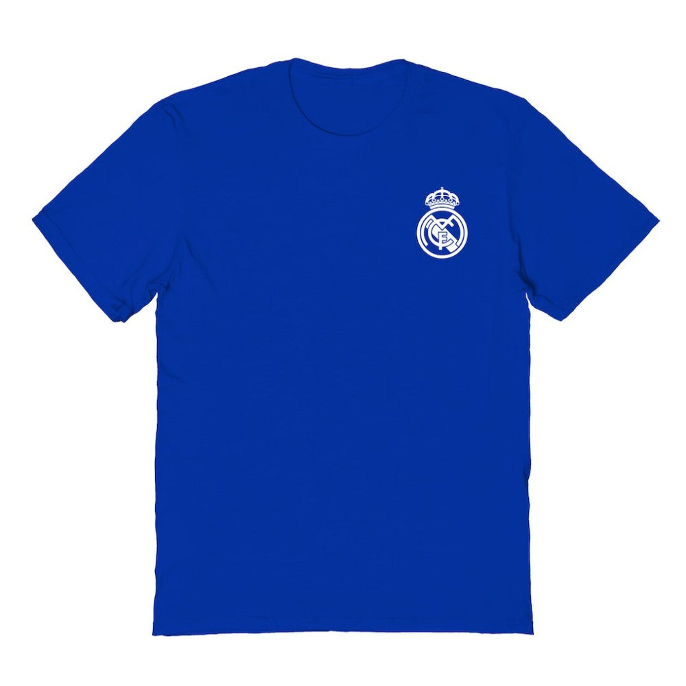 Real Madrid Vive La Fete Women's Impressions Artwork T-Shirt Royal