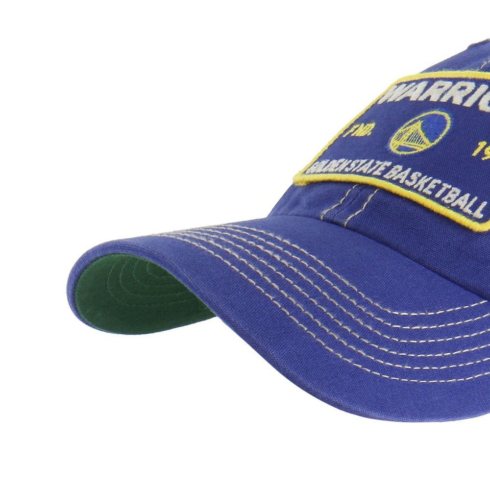 47 brand Golden State Warriors '47 Wabash Patch Clean Up Adjustable Hat Royal/Tan