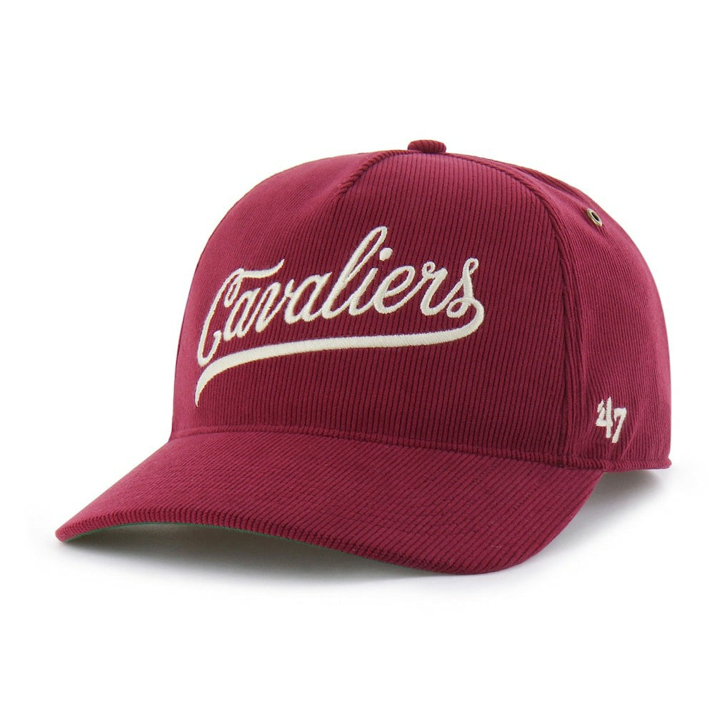 47 brand Cleveland Cavaliers '47 Golden Age Relaxed Corduroy Hitch Adjustable Hat Wine