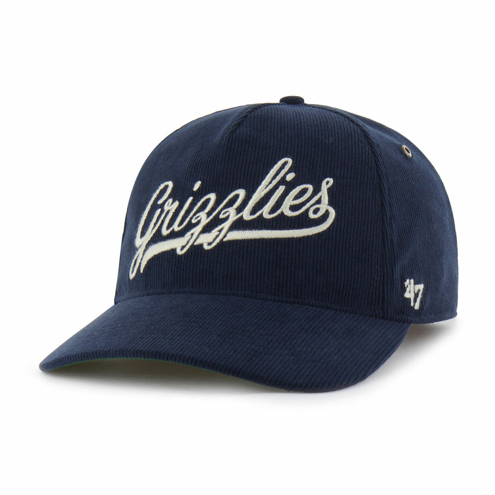 47 brand Memphis Grizzlies '47 Golden Age Relaxed Corduroy Hitch Adjustable Hat Navy