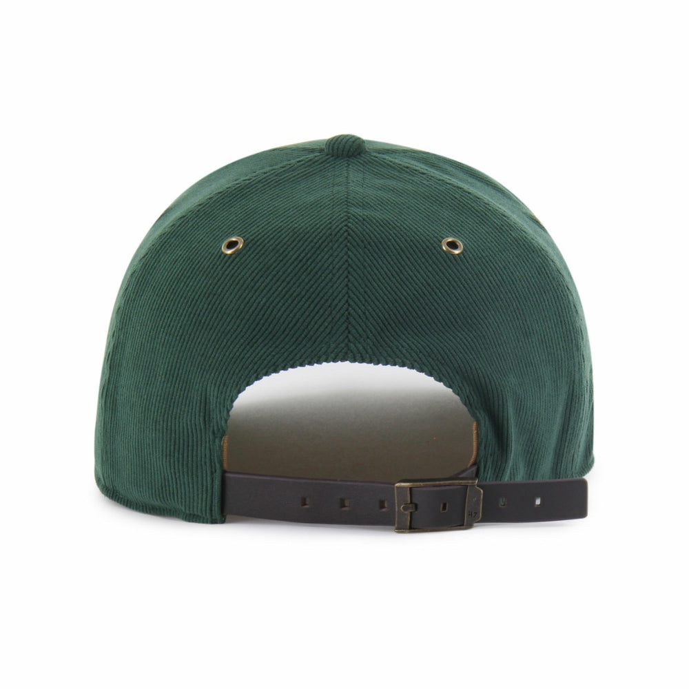 47 brand Milwaukee Bucks '47 Golden Age Relaxed Corduroy Hitch Adjustable Hat Hunter Green