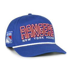New York Rangers '47 Byline Hitch Adjustable Hat - Blue | 47 brand Clearance