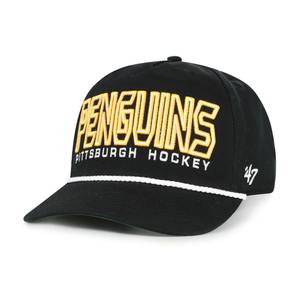 Pittsburgh Penguins '47 Byline Hitch Adjustable Hat - Black | 47 brand on sale