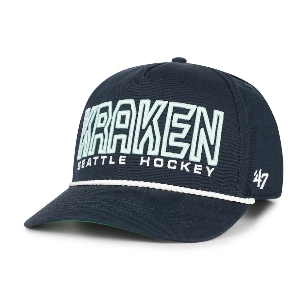 Seattle Kraken '47 Byline Hitch Adjustable Hat - Deep Sea Blue | 47 brand on sale