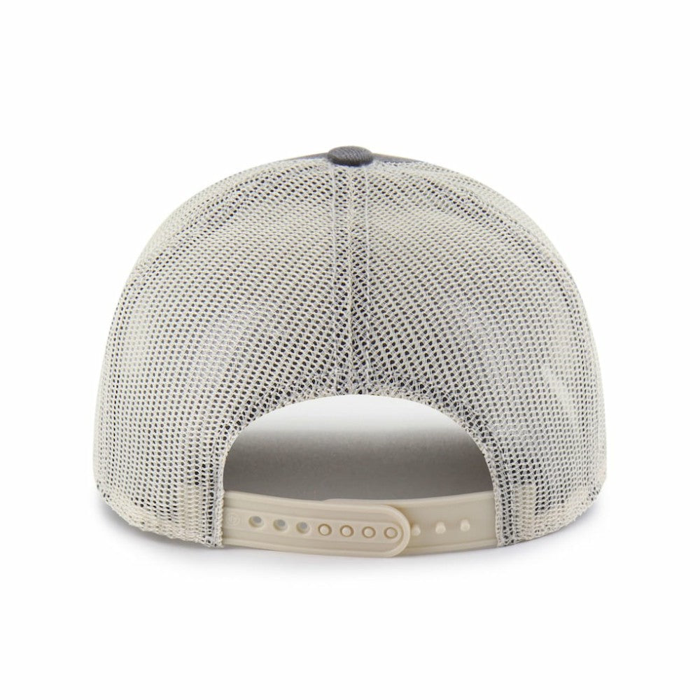 Chicago Blackhawks '47 Canteen Pigment Dyed Patch Trucker Adjustable Hat - Charcoal | 47 brand Clearance