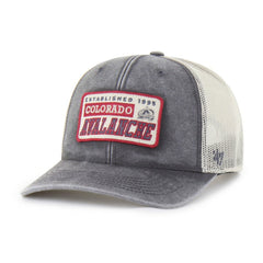 Colorado Avalanche '47 Canteen Pigment Dyed Patch Trucker Adjustable Hat - Charcoal | 47 brand Clearance