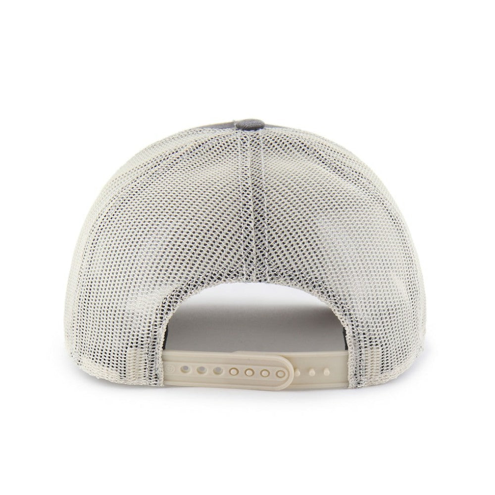 Pittsburgh Penguins '47 Canteen Pigment Dyed Patch Trucker Adjustable Hat - Charcoal | 47 brand Lifestyle