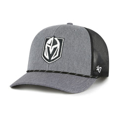 Vegas Golden Knights '47 Carbon Rope Trucker Adjustable Hat - Gray | 47 brand Clearance