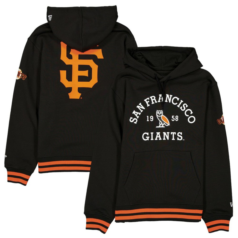 San Francisco Giants OVO x New Era Heavyweight Fleece Hoodie Outlet