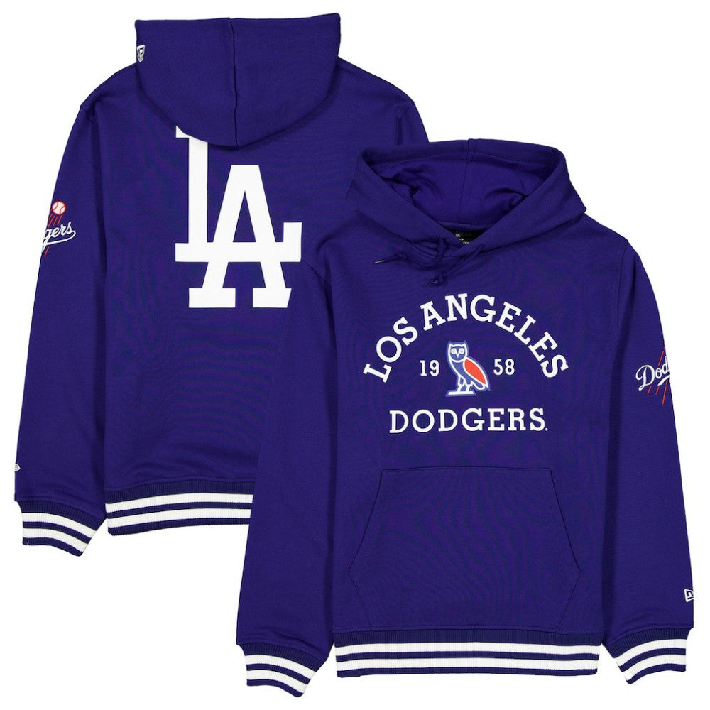Los Angeles Dodgers OVO x New Era Heavyweight Fleece Hoodie Outlet