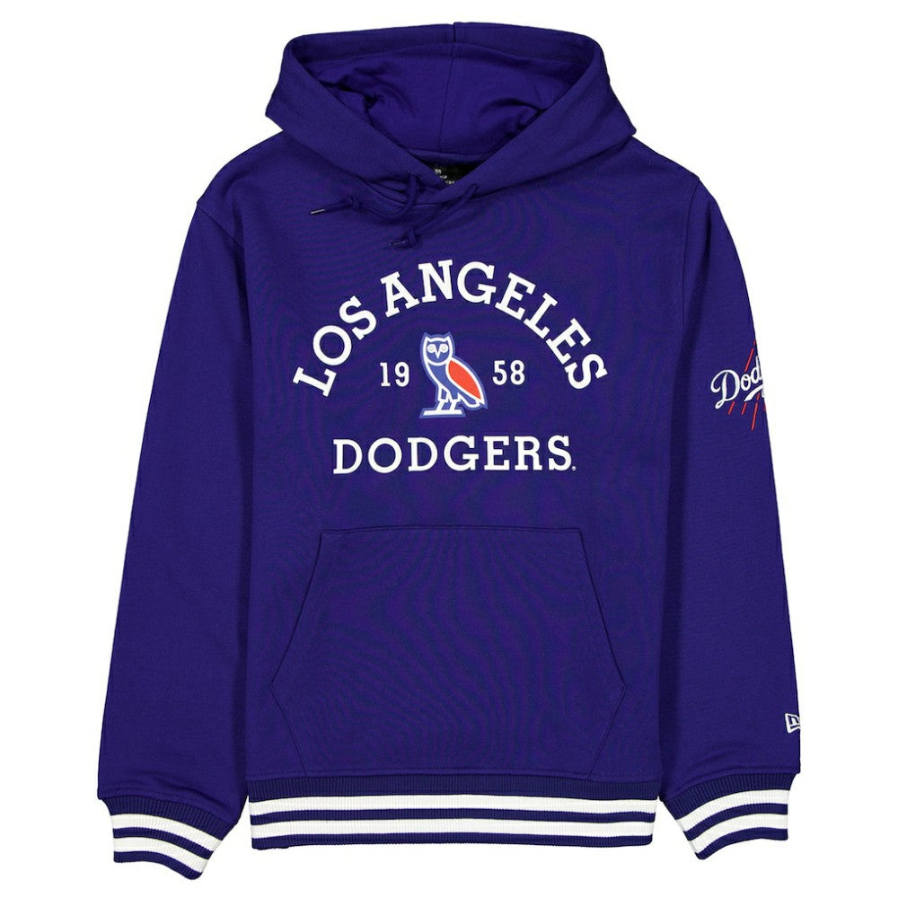 Los Angeles Dodgers OVO x New Era Heavyweight Fleece Hoodie Outlet