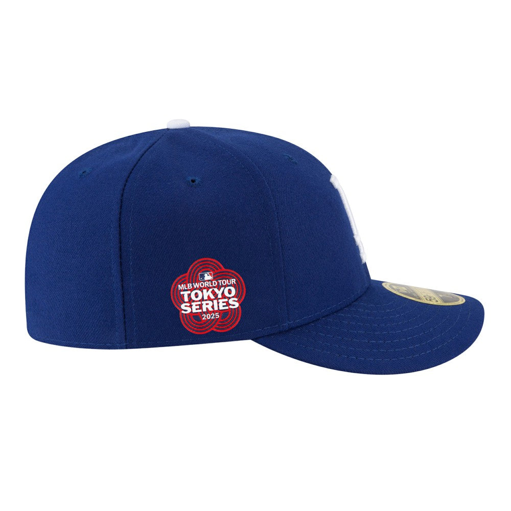 Los Angeles Dodgers New Era 2025 MLB World Tour: Tokyo Series Side Patch Low Profile 59FIFTY Fitted Hat for sale