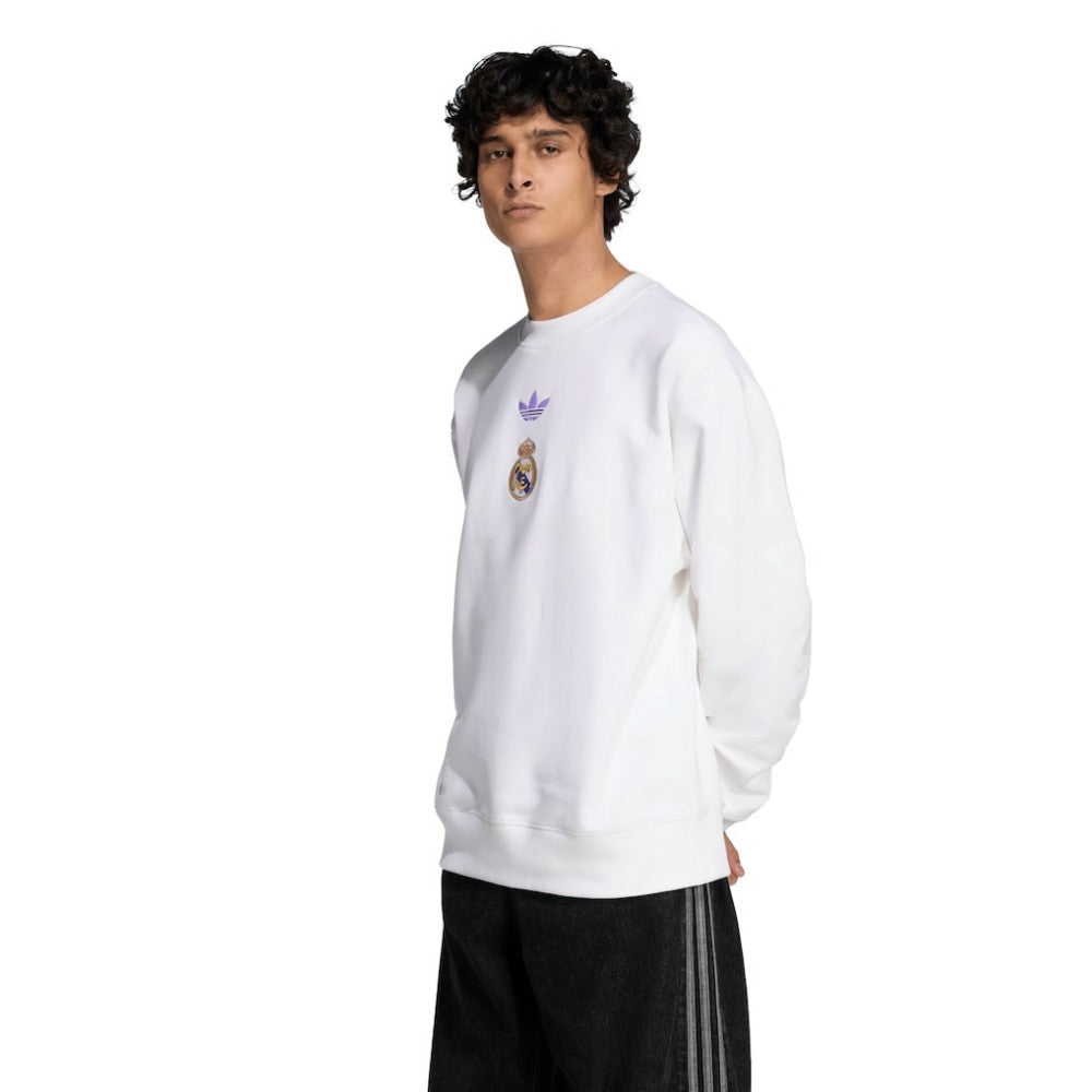 Adidas - Real Madrid Lifestyler Sweatshirt - White
