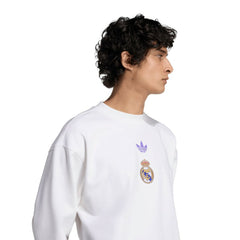 Adidas - Real Madrid Lifestyler Sweatshirt - White