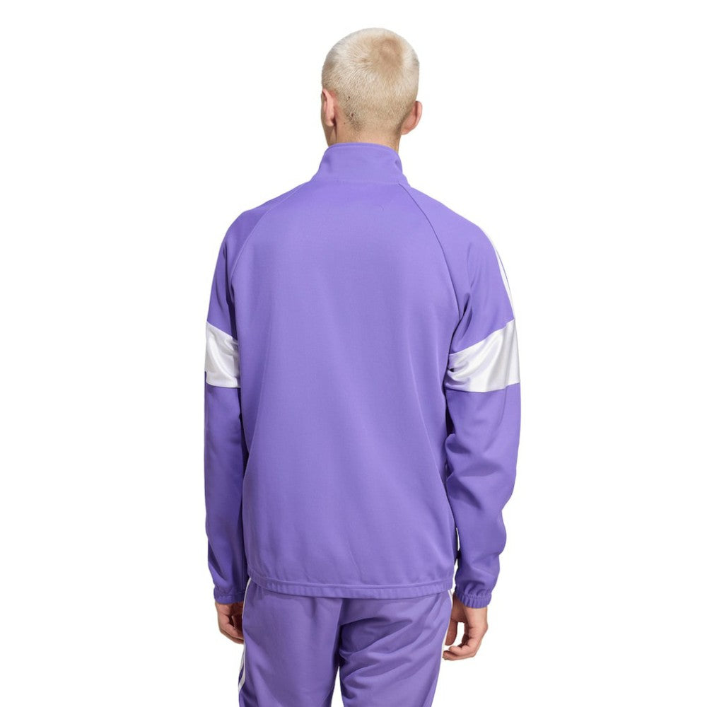 Adidas - Real Madrid Lifestyler Full-Zip Track Jacket - Purple