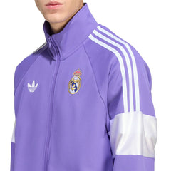 Adidas - Real Madrid Lifestyler Full-Zip Track Jacket - Purple