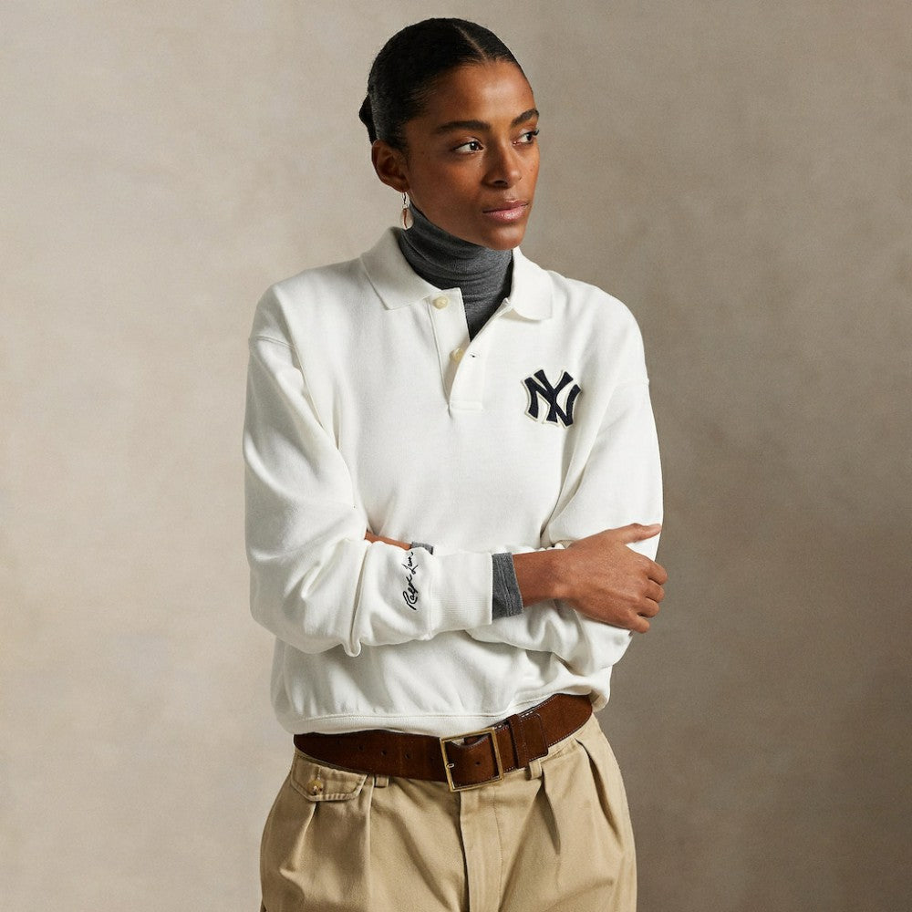 Yankees Polo Ralph Lauren  Fleece Polo for sale