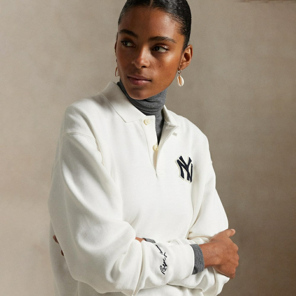 Yankees Polo Ralph Lauren  Fleece Polo for sale