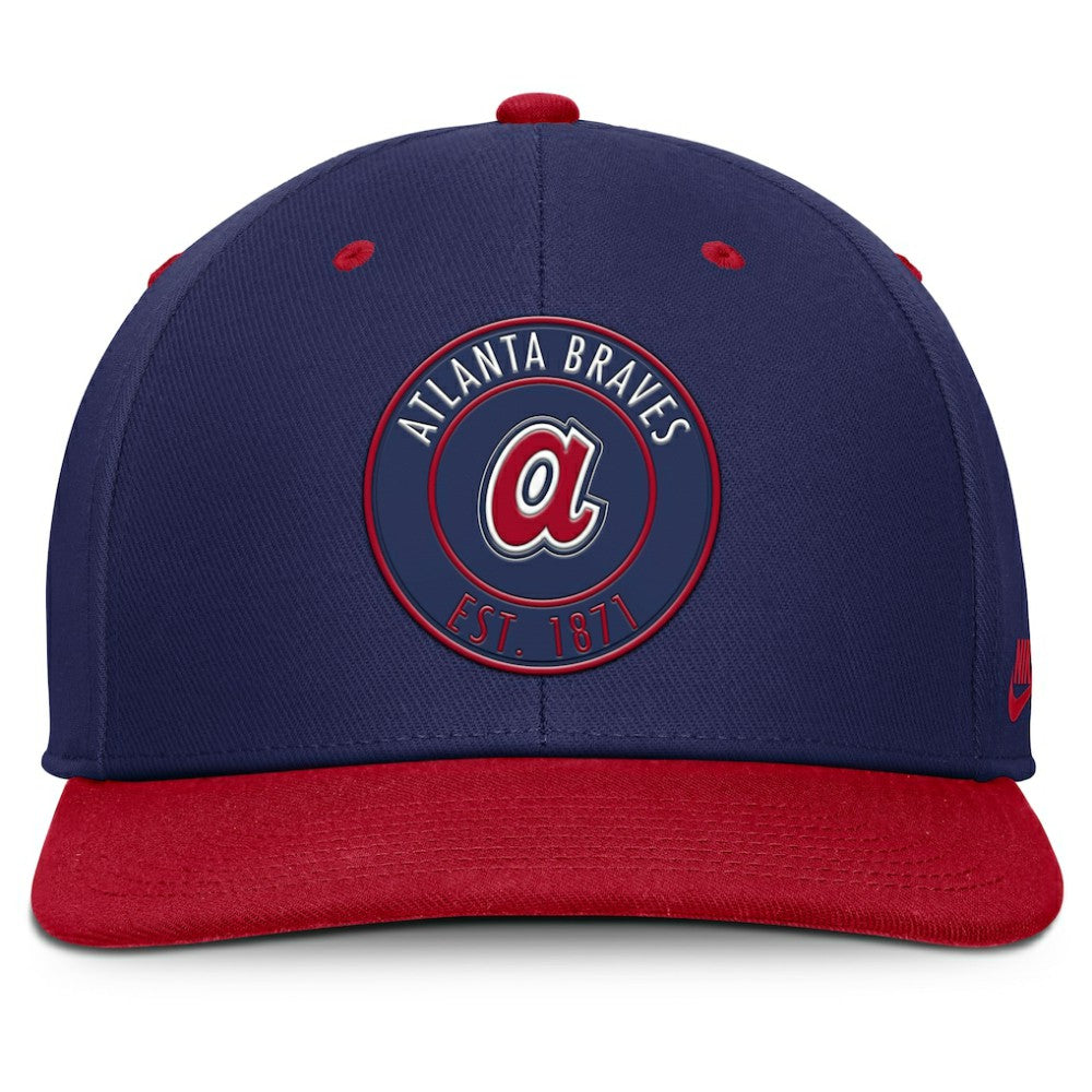 Atlanta Braves Nike Cooperstown Collection Pro Dri-FIT Snapback Hat Sale