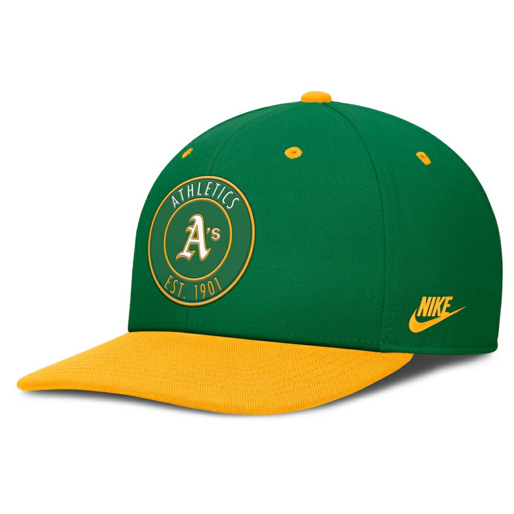 Athletics Nike Cooperstown Collection Pro Dri-FIT Snapback Hat Discount
