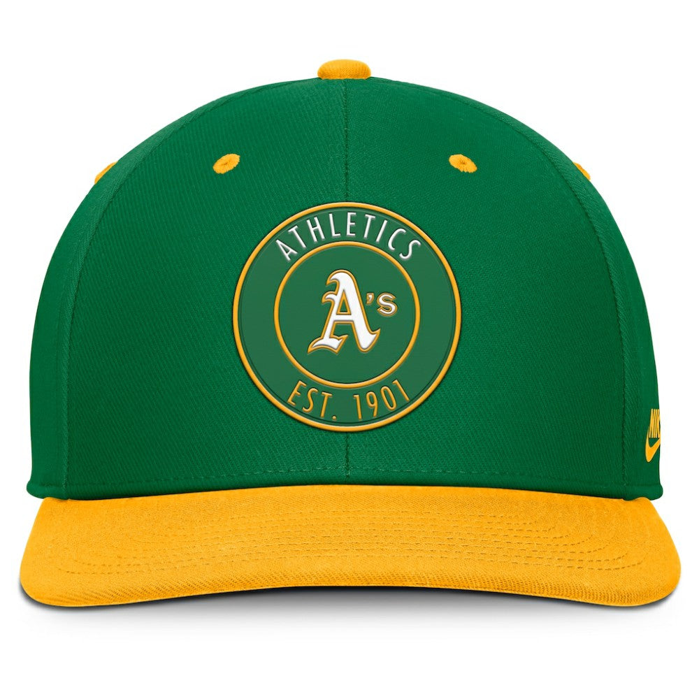 Athletics Nike Cooperstown Collection Pro Dri-FIT Snapback Hat Discount
